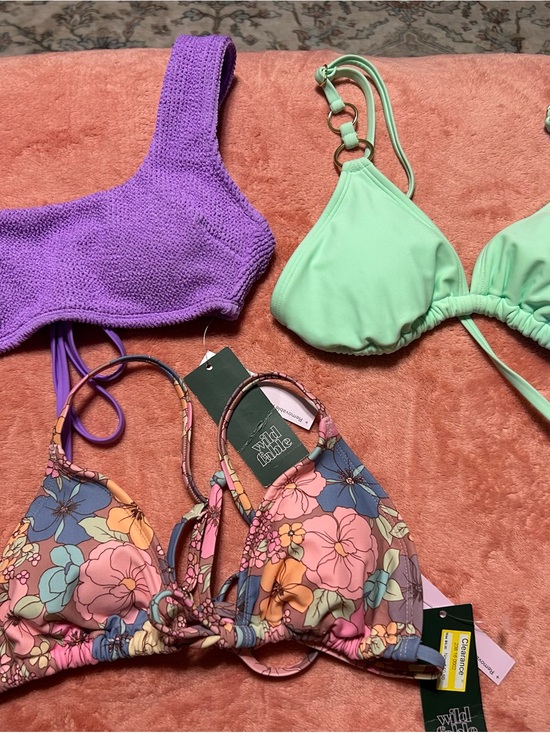 wild fable Other - wild fable Multicolor Floral & Pastel Bikini Top Set
